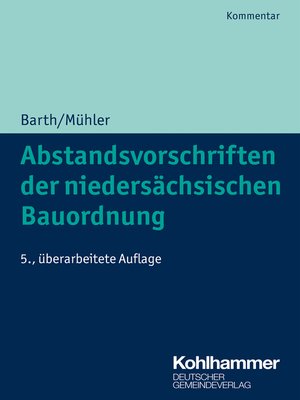 cover image of Abstandsvorschriften der niedersächsischen Bauordnung